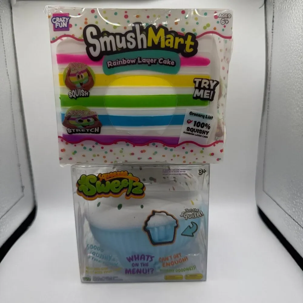 Five Below - Viral Jumbo Squishy Bundle: 2 Pieces Sweetz Blue (See Photos/Read)